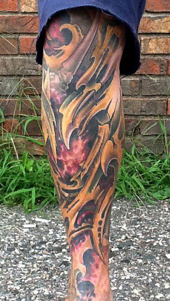 Mike Tattoo Artist on Twitter The bioorganic tattoo style is an abstract  representation of naturally flowing and comprised of elements that can be  found in the natural world More details call at 