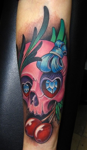 Tattoo tagged with: women, feminine, upper arm, amanda grace leadman,  shoulder, flower, arm, girl, bird | inked-app.com