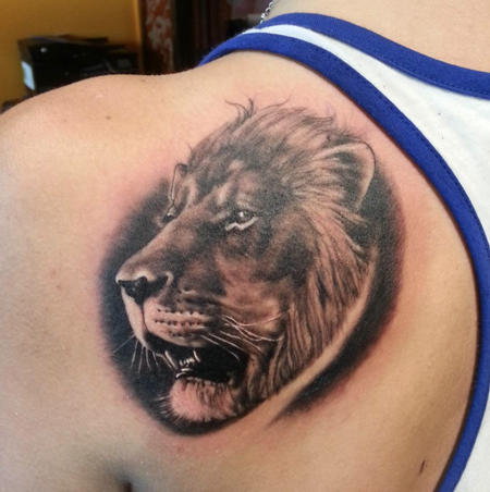 How to make lion tattoo on hand 33 #liontattoo #tattoo #tattooart - YouTube