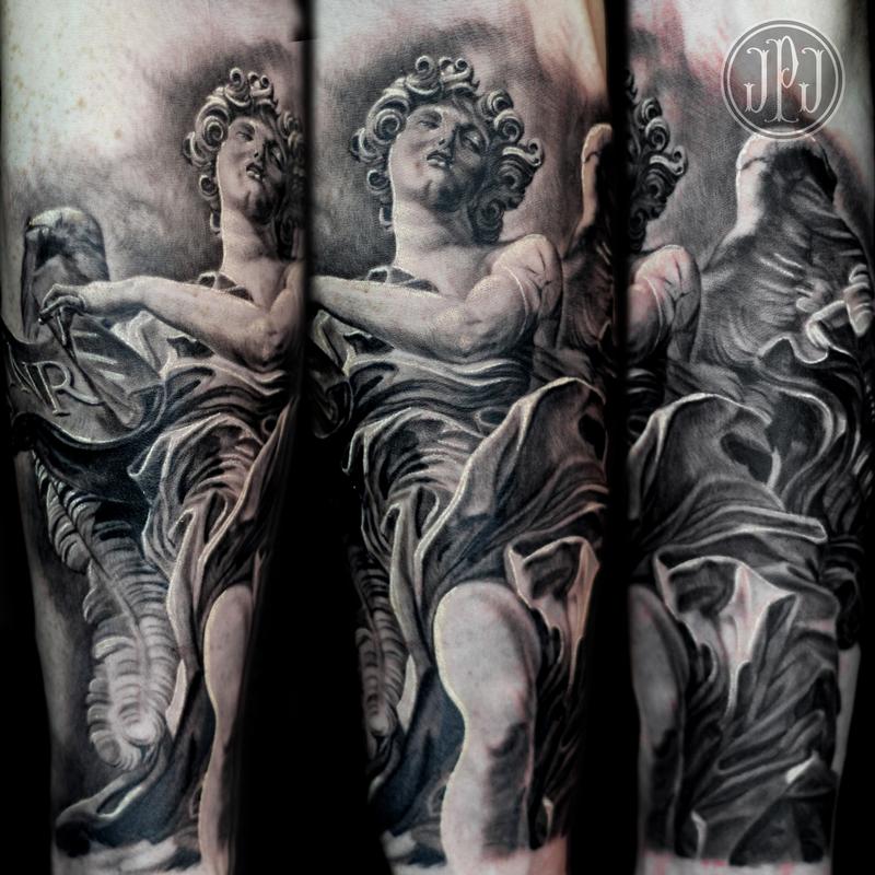 Bernini Angel Statue by Jose Perez Jr: TattooNOW