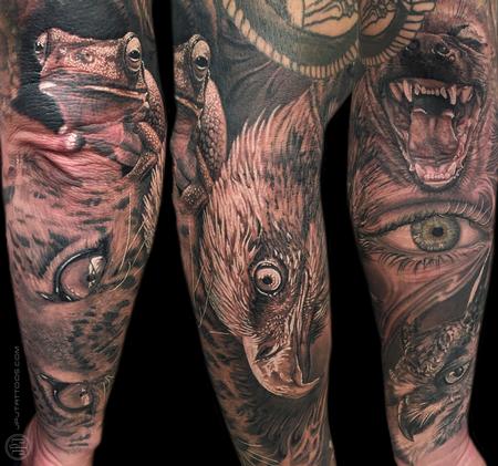 Northern Wildlife Sleeve and a Teeny Weeny Tattoo  onitattoo