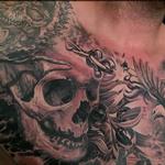 Tattoos - Skull, Dove and Olive Branch - 116894