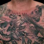 Tattoos - Skull, Dove and Olive Branch - 116892