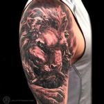 Tattoos - Lion Statue - 116863