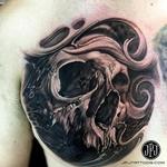 Tattoos - Skull on Chest - 106167