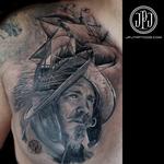 Tattoos - Conquistador and Ship - 106699