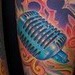 Tattoos - Microphone tattoo - 35509