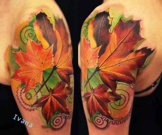 Maple Leaf Tattoo Meaning and Awesome Design Ideas  Tattoo Twist