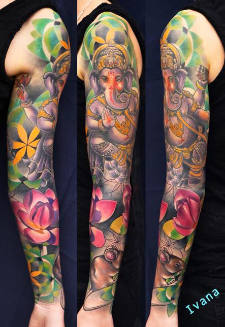 🙏 Ganesh Tattoo 🖌️ #ganesha #tattoo #tattooed #tattooist #tattoos #viral  #photooftheday #parsuram #photo #picoftheday #post | Instagram