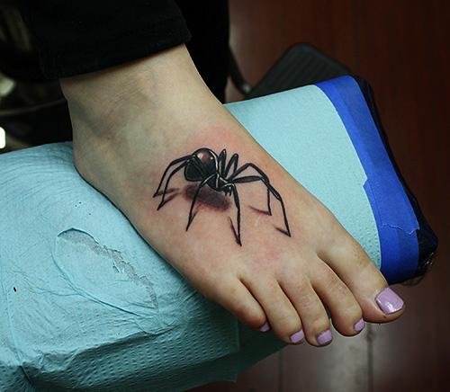 Tattoo uploaded by Erica Cecchella  Black Widow   Tattoodo