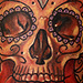 Tattoos - day of the dead skull tattoo - 71103