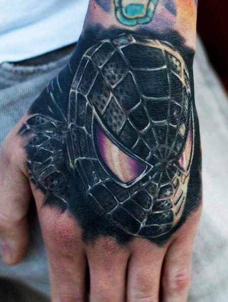 Spiderman Logo Tattoo Small