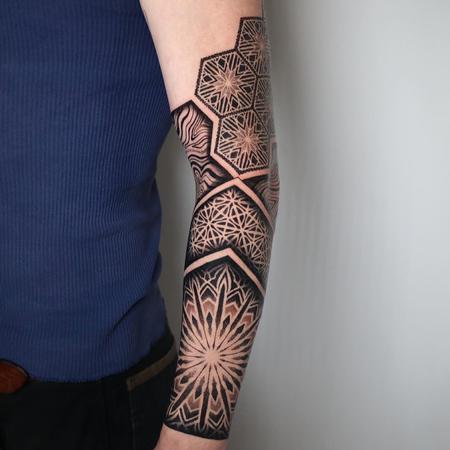 tattoos/ - Geometric Forearm Tattoo - 142996