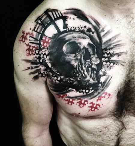 tattoos/ - skull - 100666