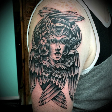 Seraphim done by Christ carter Cloven tattoo in Columbus Ohio  rtattoos