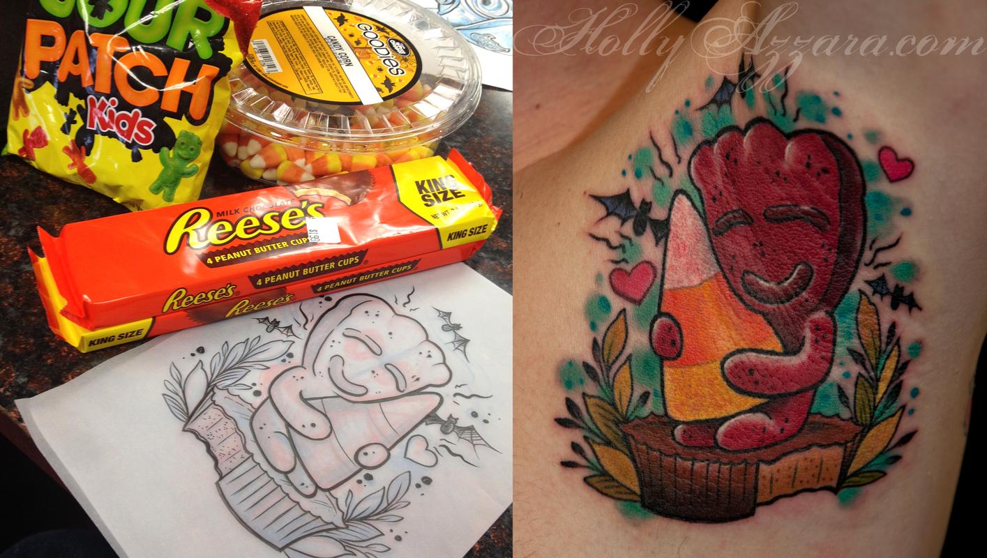 Sour patch kid  Done by resident  Inspire Body Art  Facebook