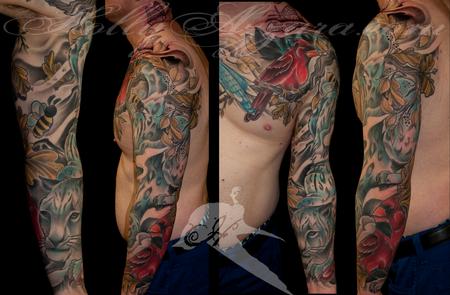 Collection of tattoo sleeves by Holly — Always & Forever Tattoo Studio