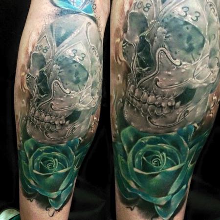 tattoos/ - Skull and rose - 108076