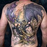 Tattoos - Dragon & Warrior - 142396