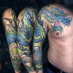 Tattoos - Blue Dragon - 142534