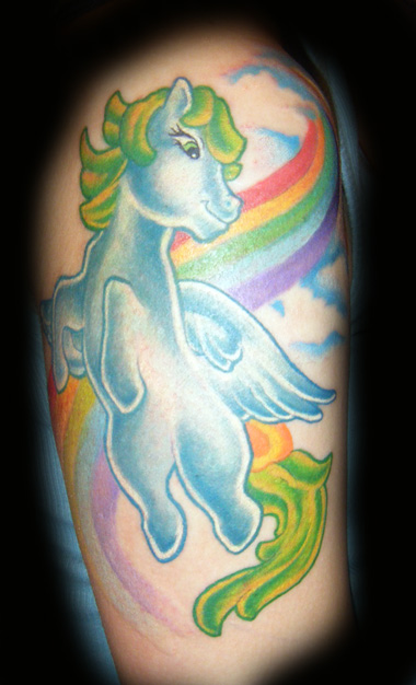 Ugliest Tattoos - my little pony - Bad tattoos of horrible fail situations  that are permanent and on your body. - funny tattoos | bad tattoos |  horrible tattoos | tattoo fail - Cheezburger