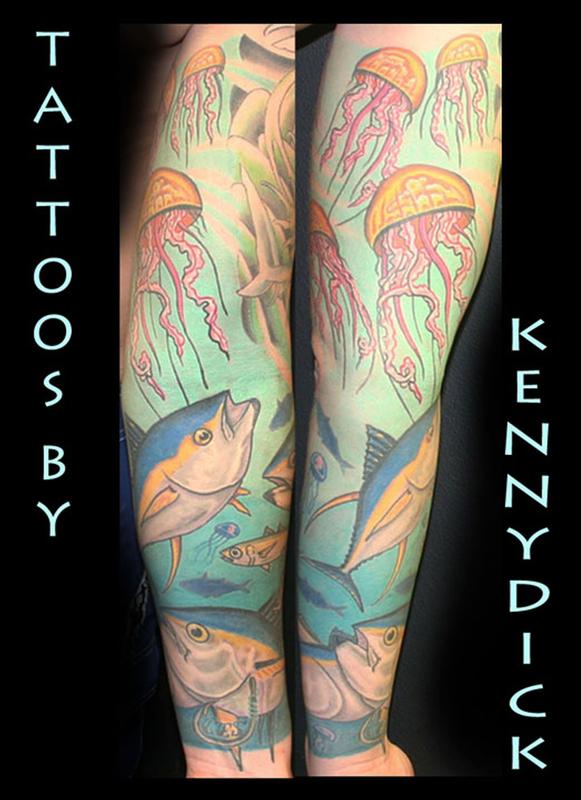 saltwater fish tattoos