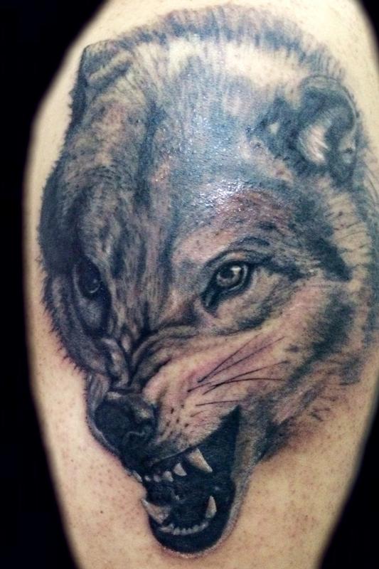 howling wolf moon tattooTikTok Search