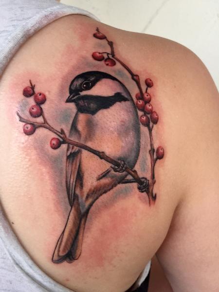 Chickadee by Ulyss Blair at Horseshoes and Handgrenades in Chicopee, MA : r/ tattoos
