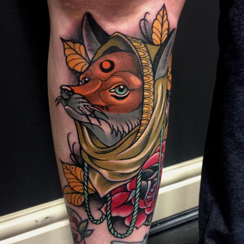Fox on the run tattoo foxtattoo fyp tattoo chattanooga tattooide   TikTok
