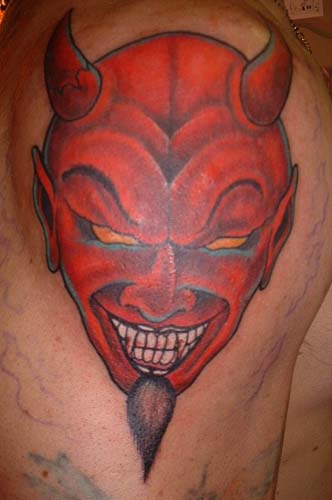 Traditional Demon Tattoo  rtraditionaltattoos