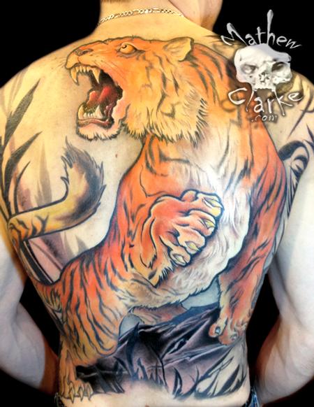 16 hours tattoo time over 3 straight days. Half lion/half tiger. :  r/toptalent