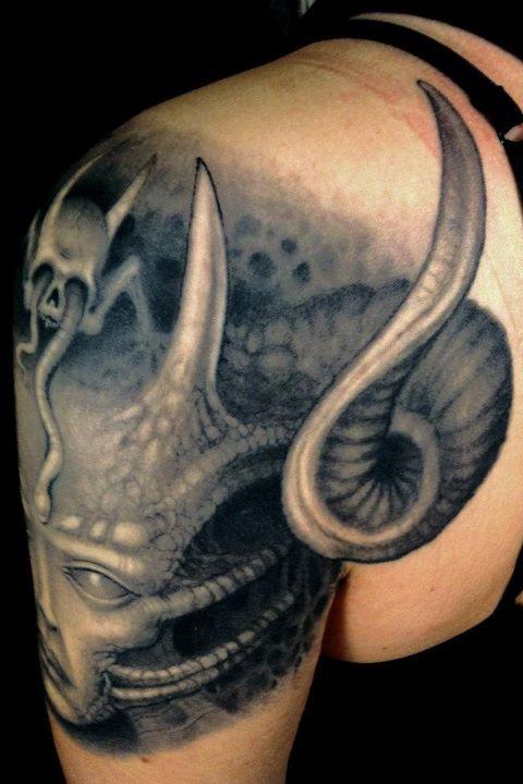 Tattoo Design of HRGigers Alien  Mair Perkins Ltd