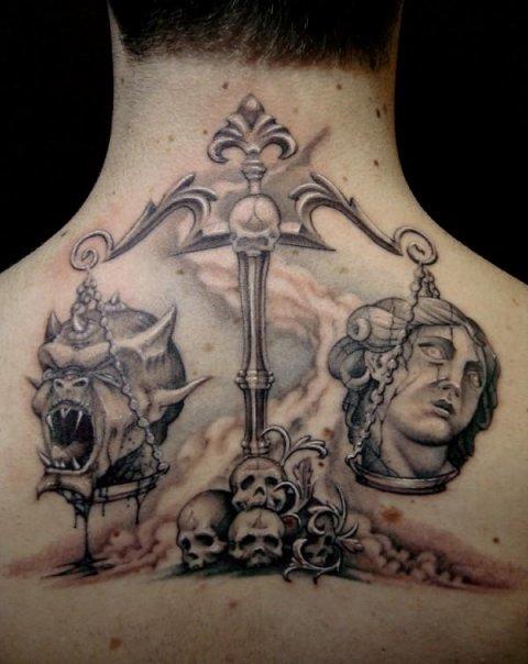 7 Outstanding Torn Between Good And Evil Tattoo  Psycho Tats