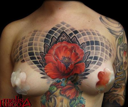 Tattoo Ideas — Trippy Chest Tattoo ...