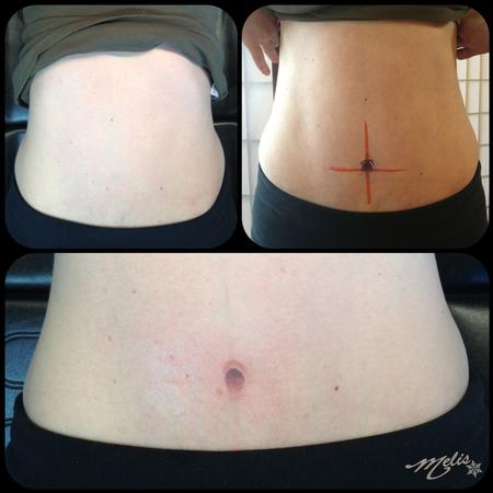 Elina Lotus Abdominal/Mastectomy Tattoo