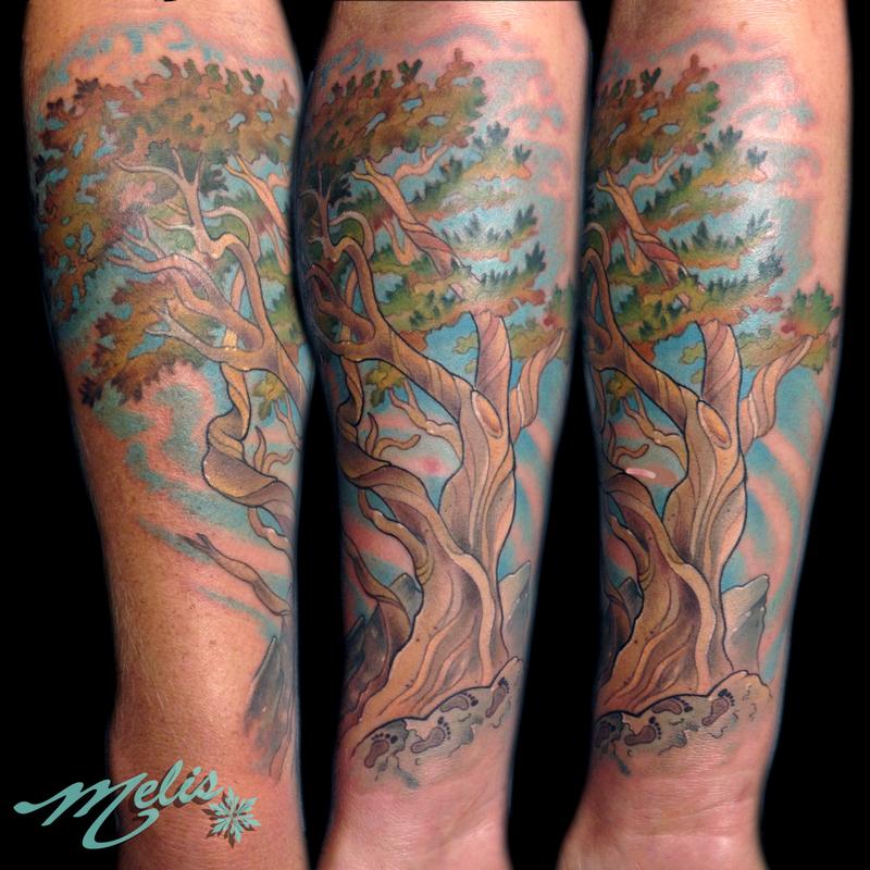 70 Pine Tree Tattoo Ideas For Men  Wood In The Wilderness