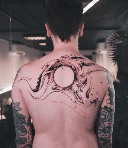 tattoos/ - Abstract Back Tattoo - 143903