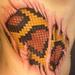 Tattoos - python scales tattoo done by cesar perez ,keene,NH 03431 - 78593