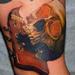 Tattoos - colr skull guitar tattoo - 72559