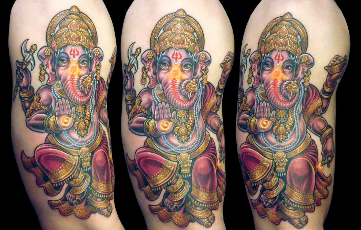 18 Ganesh tattoos that are suitable for men and women   Онлайн блог о  тату IdeasTattoo