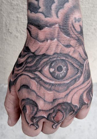 Eye Hand Tattoo  Etsy