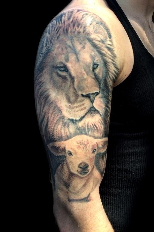 lion lamb tattoo ideasTikTok Search