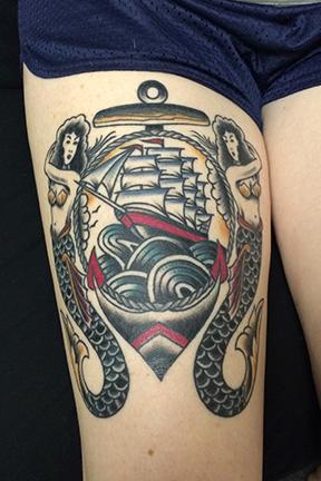 Heres a dead fish lady with her... - Brass Monkey Tattoos | Facebook