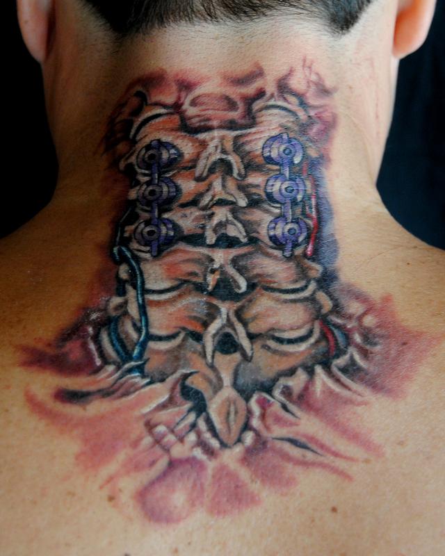 Spinal Cord Tattoo Design  Boss  Boss Amo Tattoo Studio  Facebook