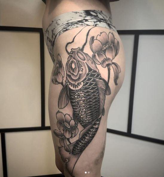 Billy Williams Koi Fish Tattoo By Billy Williams Tattoonow