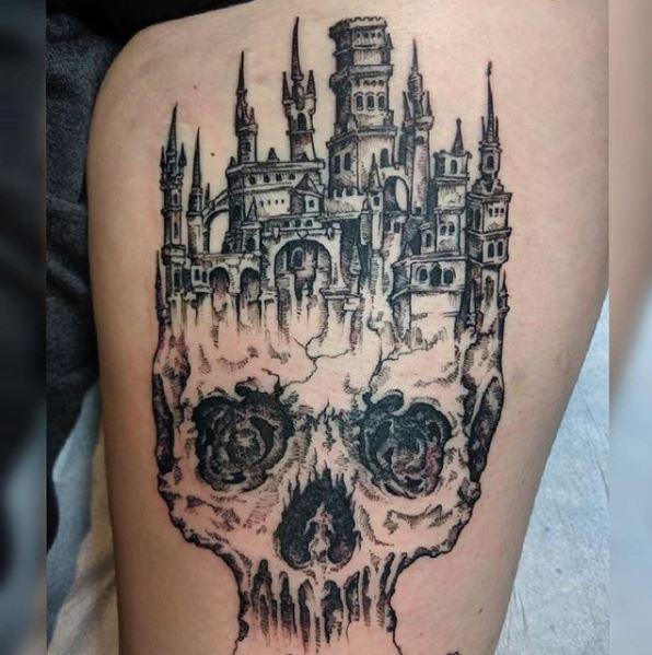 Skull Castle by Bonnie Seeley : Tattoos