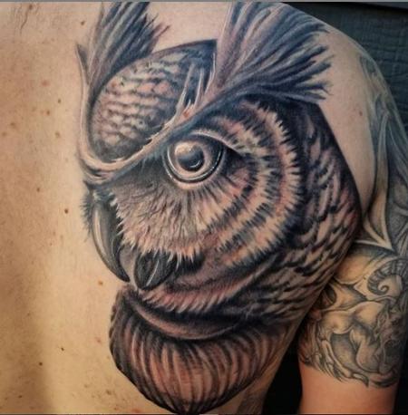 Cody Cook Owl by Cody Cook: TattooNOW