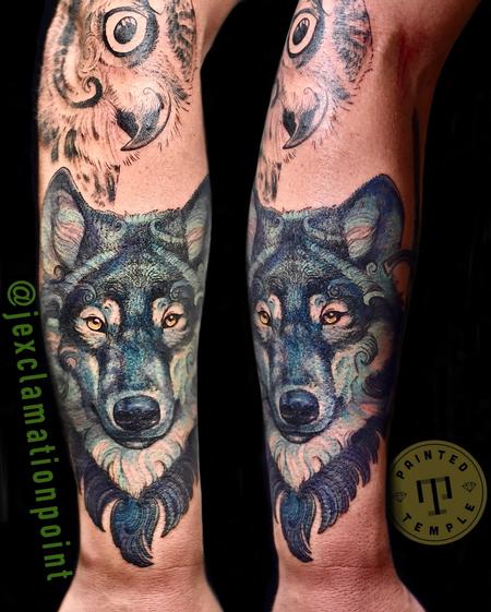 tattoos/ - Jesse Carlton Wolf Portrait - 142126