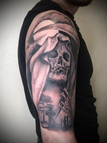 tattoos/ - Brennan Walker Grim Reaper Tattoo - 143590