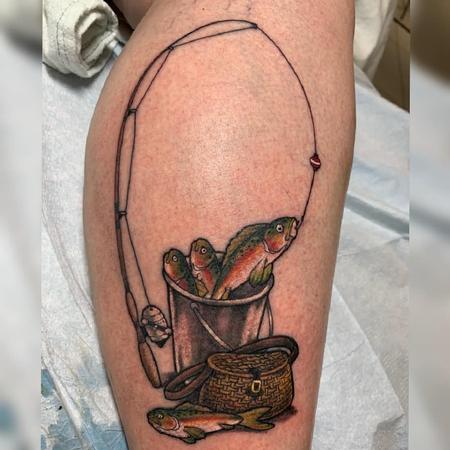Hook tattoos, Fishing hook tattoo, Friend tattoos